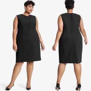 MM. LAFLEUR Maggie Professional Career Wear Work Camel Tan Sheath Midi Dress